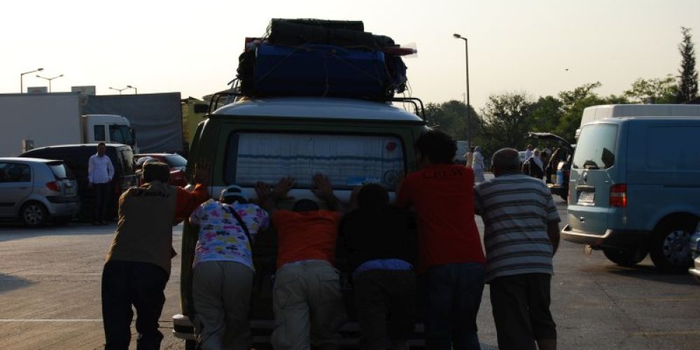 Yol boyunca hep yanımızdaydı Karadeniz